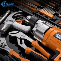 Kit d'outils professionnel multifonctionnel pour électricien domestique, avec mallette de rangement et d'organisation pour la maintenance et la réparation