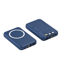 Batterie externe 10000 mAh à charge rapide, portable, magnétique, sans fil, avec affichage numérique, USB Type-C, logo personnalisé, pour utilisation en extérieur