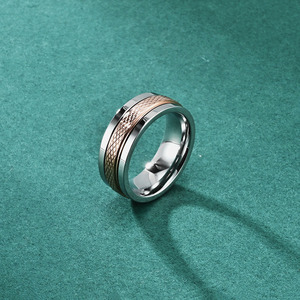 Anelli Classici da Uomo per Matrimonio <span class=keywords><strong>in</strong></span> <span class=keywords><strong>Acciaio</strong></span> al Tungsteno, Gioielli <span class=keywords><strong>in</strong></span> Tungsteno <span class=keywords><strong>Chirurgico</strong></span>, <span class=keywords><strong>Fedi</strong></span> Nuziali da Uomo, Anelli di Alta Gioielleria per Uomini - Product Image 4