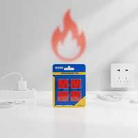 Adhesivo Ignífugo con Microcápsulas para Protección Contra Incendios, Extinción Instantánea de Incendios en Enchufes, para Dispositivos Eléctricos