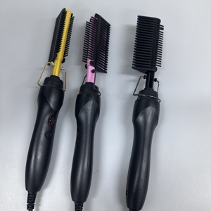 Cepillo Alisador de Cabello de Cerámica Profesional para Salón, con Pantalla de Temperatura, Rizador de Cabello Inteligente Portátil, Diseño Compacto - Product Image 5