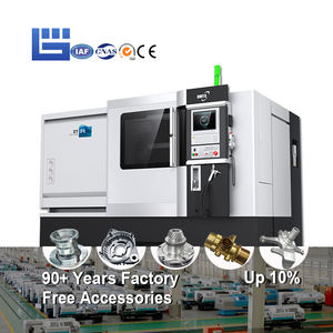 CNCスラントベッド旋盤機械駆動工具付きCnc旋盤機械工場 - Product Image 1