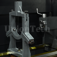 Torno CNC de bancada plana CK6180X3000 con gran giro, control GSK, torreta eléctrica de 4 estaciones y tope de apoyo para mecanizado de ejes largos