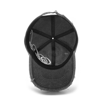 Gorra de Béisbol Vintage de Algodón Lavado, Bordado Personalizado, Ajustable, Unisex, al por Mayor