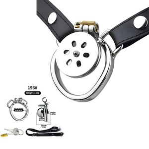 Venta al por mayor, jaula de castidad invertida con bola de Metal sólido portátil para hombres, bloqueo negativo para pene, dispositivo Sissy para adultos, Juguetes sexuales para <span class=keywords><strong>parejas</strong></span> - Product Image 2