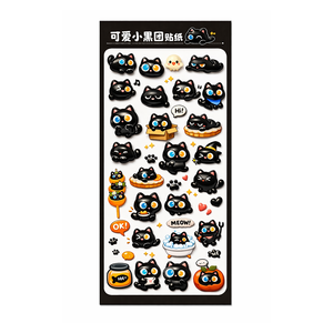 Autocollants décoratifs pour téléphone pour enfants, <span class=keywords><strong>Tamagotchi</strong></span> virtuel, animaux de compagnie pixelisés, amusants, en relief 3D, mignons, pour scrapbooking - Product Image 3