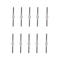 Tiges de liaison filetées pour avions RC, 2 mm, 3 mm, 40 mm à 120 mm, pièces de commande servo pour l'assemblage DIY de modèles d'avions