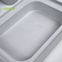 Boîte d'emballage personnalisée en pulpe moulée biodégradable et écologique pour écouteurs Bluetooth et appareils électroniques grand public