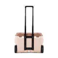 Glacière 39L à roulettes pour camping extérieur, en PP, forme rectangulaire moderne