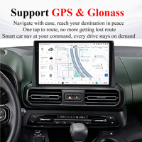 Penhui Smart Series Android Car DVD Player untuk Citroen Berlingo 2019 Peugeot Partner Rifter 2020 Radio GPS Navigasi CarPlay