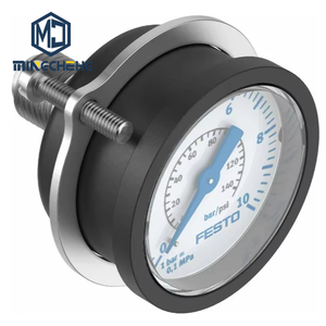 Manómetro de Presión de Precisión con Brida FMAP-63-6-1/4-EN FMAP-63-10-1/4-EN FMAP-63-16-1/4-EN para Sistema Neumático de Alta Precisión - Product Image 1