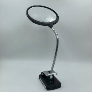 Linh hoạt <span class=keywords><strong>LED</strong></span> ống kính màn hình Kính lúp tầm nhìn thấp bàn kẹp kính lúp đứng nhựa kẹp Đèn đọc sách sửa chữa ánh sáng - Product Image 2