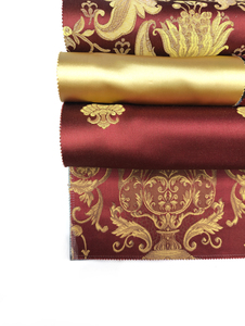 JK5012-24 Tissu de rideau de fenêtre en jacquard de lin de soie royale classique de luxe en gros pour la maison, le salon - Product Image 3