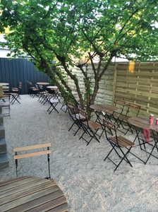 Chaises pliantes en <span class=keywords><strong>bois</strong></span>, mobilier d'extérieur pour café et <span class=keywords><strong>bistrot</strong></span>, - Product Image 6
