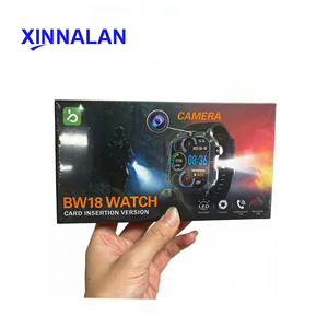 Nouvelle montre de sport LED clignotante 2-en-1 avec caméra, carte <span class=keywords><strong>SIM</strong></span> 4G mondiale, SmarWatch BW18 pour hommes et femmes - Product Image 1