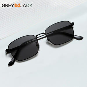 แว่นกันแดดเกรย์แจ็ค ยูนิเซ็กส์ กรอบสแตนเลสสีดำ เลนส์ TAC ป้องกันรังสียูวี 400 บานพับสปริง ดีไซน์ทนทาน - Product Image 3