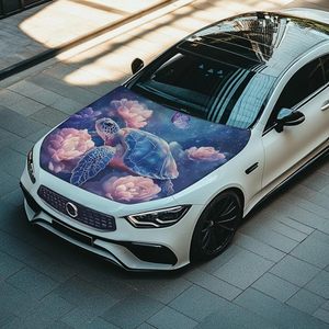 Housse de capot de voiture avec drapeau mexicain 4X5 pieds en polyester - Product Image 1