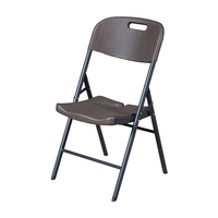 Chaise en plastique moderne, légère, facile à plier, pour événements en plein air, mobilier de jardin