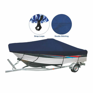 HOMFUL Center Console Boat Cover Fishing Marine Boat Cover Waterproof 600D Pigment poliestere - Product Image 3