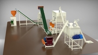 Nouvelle ligne de production de granulés d'aliments pour animaux monophasée à haute efficacité, capacité de 4000 kg/h, tension personnalisable, pour la transformation des aliments du bétail
