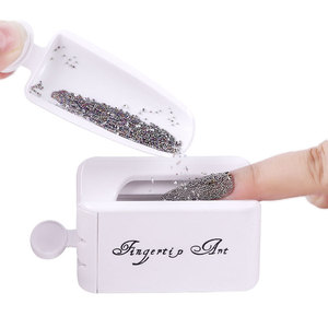 Boîte de Rangement Double Couche pour Poudre à Ongles, Plateau de Recyclage pour Poudre à Ongles, Outil d'Emballage de Poudre pour Manucure pour Salon - Product Image 1