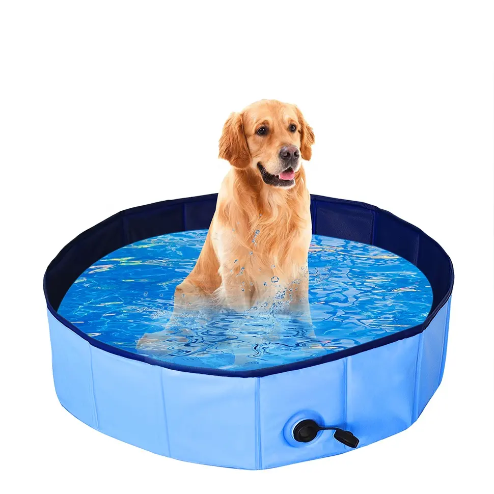 Manufacturing Custom High Quality Anti-Slip Collapsible Durable PVC Wooden Cat Dog Children Pet SPA Dog Bathtubs