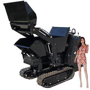 Alta calidad Hecho en China 500kg Crawler Mini Dumper Truck Mini Transporter para Home City Building Farm Ranch Agricultura - Product Image 1
