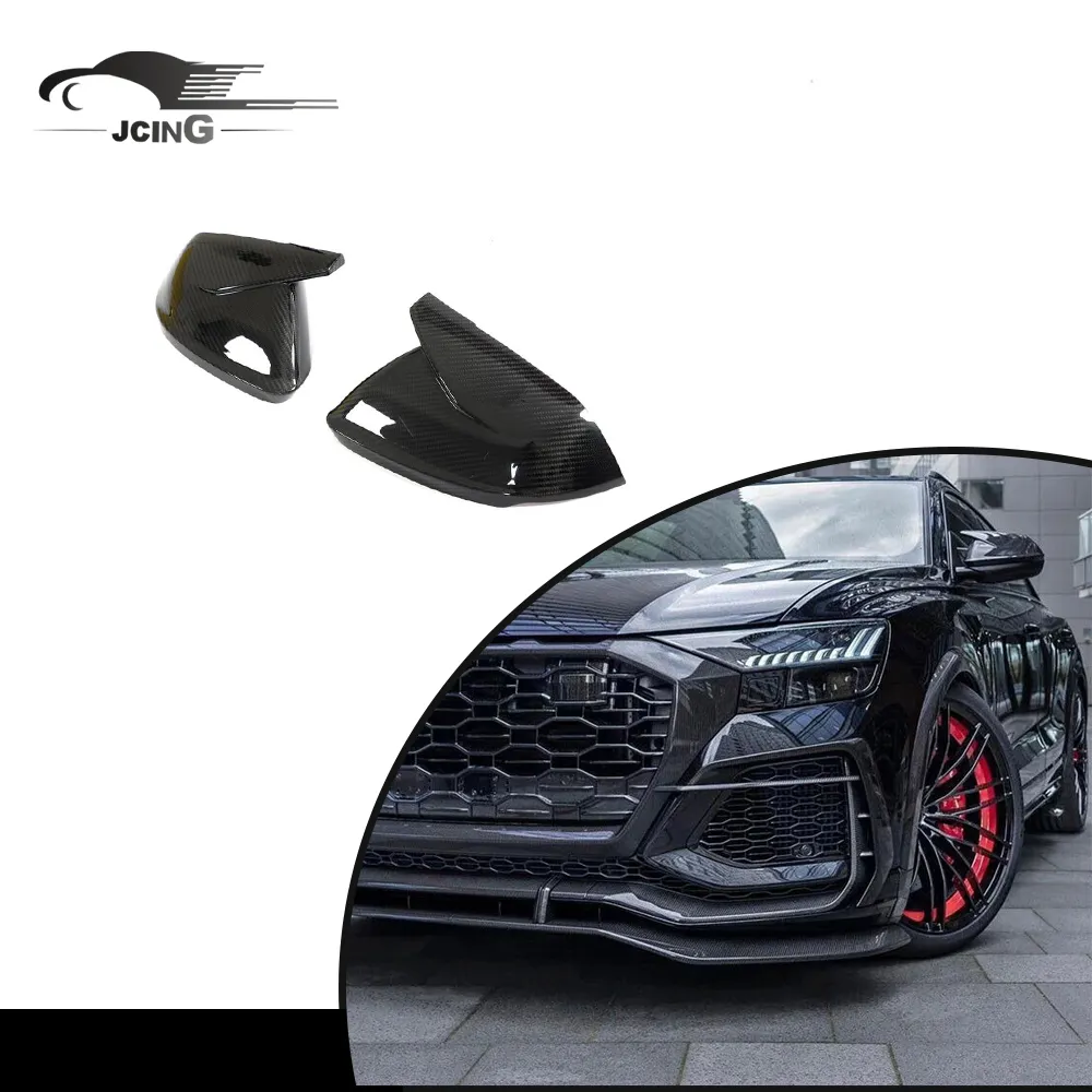 Fit Voor Audi Rsq8 Rs Q8 2020up Droge Koolstofvezel Auto Zijspiegel Bekleding