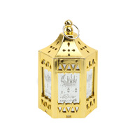 Nouvelle lampe à vent en plastique LED pour le Ramadan, lanterne de nuit Eid Mubarak, décoration suspendue, ornements