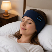 Masque de sommeil Bluetooth avec bandeau, écouteurs sans fil intégrés pour la musique avant le sommeil
