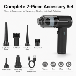 20KPa Brushless Cordless Handheld <b>Vacuum</b> Cleaner Air Duster 3 Speed Rechargeable <b>Portable</b> Mini Car Home <b>Vacuum</b> Cleaner OEM ODM - Product Image 3