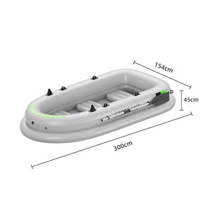 Factory sale directly inflatable wireless fast charge new design boat row seat inflatable rib boat
