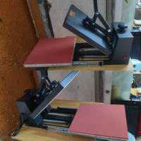 Presse à chaud 15x15 pouces (38x38 cm) à pousser et tirer pour vêtements, facile à utiliser, presse à plat pour T-shirts
