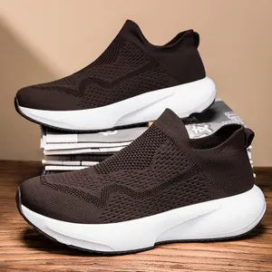 Chaussures de sport respirantes pour hommes et femmes, chaussures de marche en maille pour l'été et l'automne, chaussettes de loisirs, chaussures de course confortables à semelles souples, <span class=keywords><strong>45</strong></span> - Product Image 3