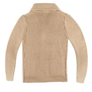 เสื้อคาร์ดิแกนถักสำหรับผู้ชาย สีเขียวทหาร สีเทาเข้ม สีกากี ไซส์ MLXLXXL คอสูง กระดุมแถวเดียว มีกระเป๋า เสื้อคลุมสำหรับฤดูใบไม้ร่วงและฤดูหนาว - Product Image 5