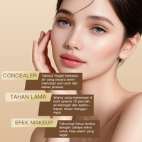 Base de Maquillaje Líquida KORMESIC 35ml Certificada por Bpom Indonesia, Cubre Imperfecciones de la Piel, Ligera, Hidratante, de Larga Duración 12H