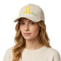 Hoge kwaliteit performance 5-panel corduroy Oxford canvas golfpet met aangepaste 3D geborduurde logo, streetwear, groene luipaardprint