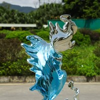 Sculpture en résine de luxe personnalisée Vincentaa pour les projets de design d'intérieur de hall d'hôtel