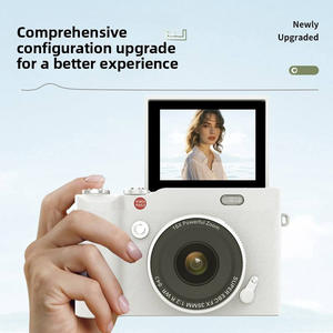 Viaje Vlogging Niños Diversión Regalo de Navidad Cámara digital Mini Pantalla Flip Impermeable 4K Portátil Pequeña Cámara digital Grabadora - Product Image 5