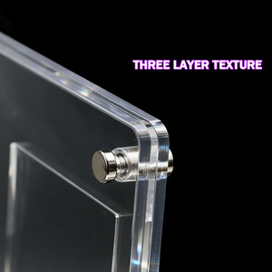 Giá đỡ album trưng bày ảnh thẻ và đĩa CD acrylic thần tượng Kpop mới, kiểu nam châm, trang trí bàn làm việc, giá đỡ đĩa CD - Product Image 4