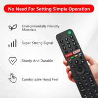 Mando a distancia por voz para Sony Smart TV Net/Flix Google Play 4K UHD Android Smart Tv Remote con paquete de caja de PVC, dispositivo de control remoto por voz de 2, 2, 0