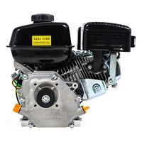Moteur à essence de système de démarrage électrique ou de recul de 7Hp 196CC pour le compacteur de plat