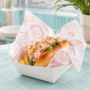 <b>White</b> Greaseproof Food <b>Wrapping</b> <b>Paper</b> for Seafood Restaurants Fish Shops and Coastal Takeaway Packaging - Product Image 3