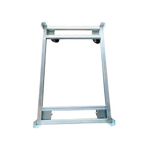 Carretilla de Plataforma Resistente para Palés Europeos con Soporte de Esquina, Carretilla de Mano para Transporte - Product Image 5