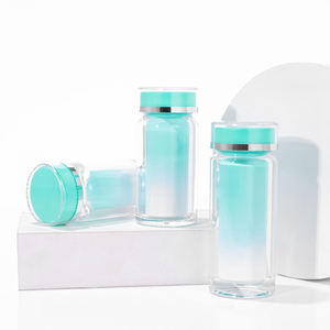 Botella de Plástico Verde Degradado de 60 ml, Grado Alimenticio, Impresión Personalizada para Productos de Salud, Cápsulas, Tabletas, Píldoras de Pescado, Vitaminas - Product Image 3