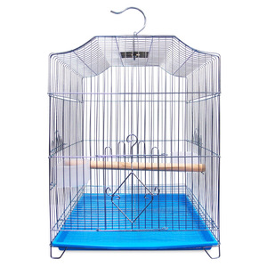 44*31*33CM Wholesale Electroplated Parrot <strong>Bird</strong> Cage Large Folding <strong>Bird</strong> Nest Electroplated Thin Wire <strong>Bird</strong> <strong>House</strong> - Product Image 1