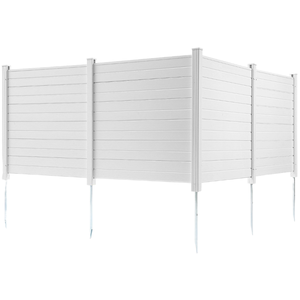 Outdoor Privacy Screens 50" W X 50" H Horizontal Metal <b>Frame</b> Fence Pool Equipment Enclosure A/C Units Trash Fence Trellis Gates - Product Image 1