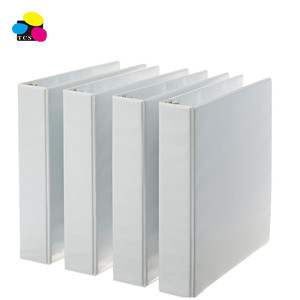 Số lượng nhỏ bán buôn A4 kích thước ngắn các loại màu phổ Nền Kinh Tế 11/2 ''x3 1/3'' ba vòng chất kết dính thư mục tập tin - Product Image 1