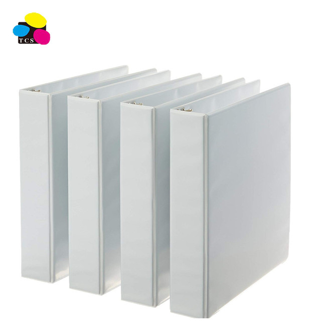 Small Quantity Wholesale A4 Size Short Assorted Color Universal Economy 11/2'' X3 1/3'' Three Ring Binder File Folder