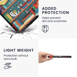 Étui en PU antichoc imprimé avec votre propre design personnalisé, couleur <span class=keywords><strong>Libra</strong></span>, protection pour tablette <span class=keywords><strong>Kobo</strong></span> <span class=keywords><strong>Libra</strong></span> <span class=keywords><strong>2</strong></span> de 7 pouces - Product Image 4